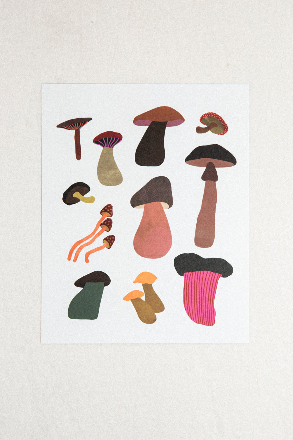 Mushrooms Print