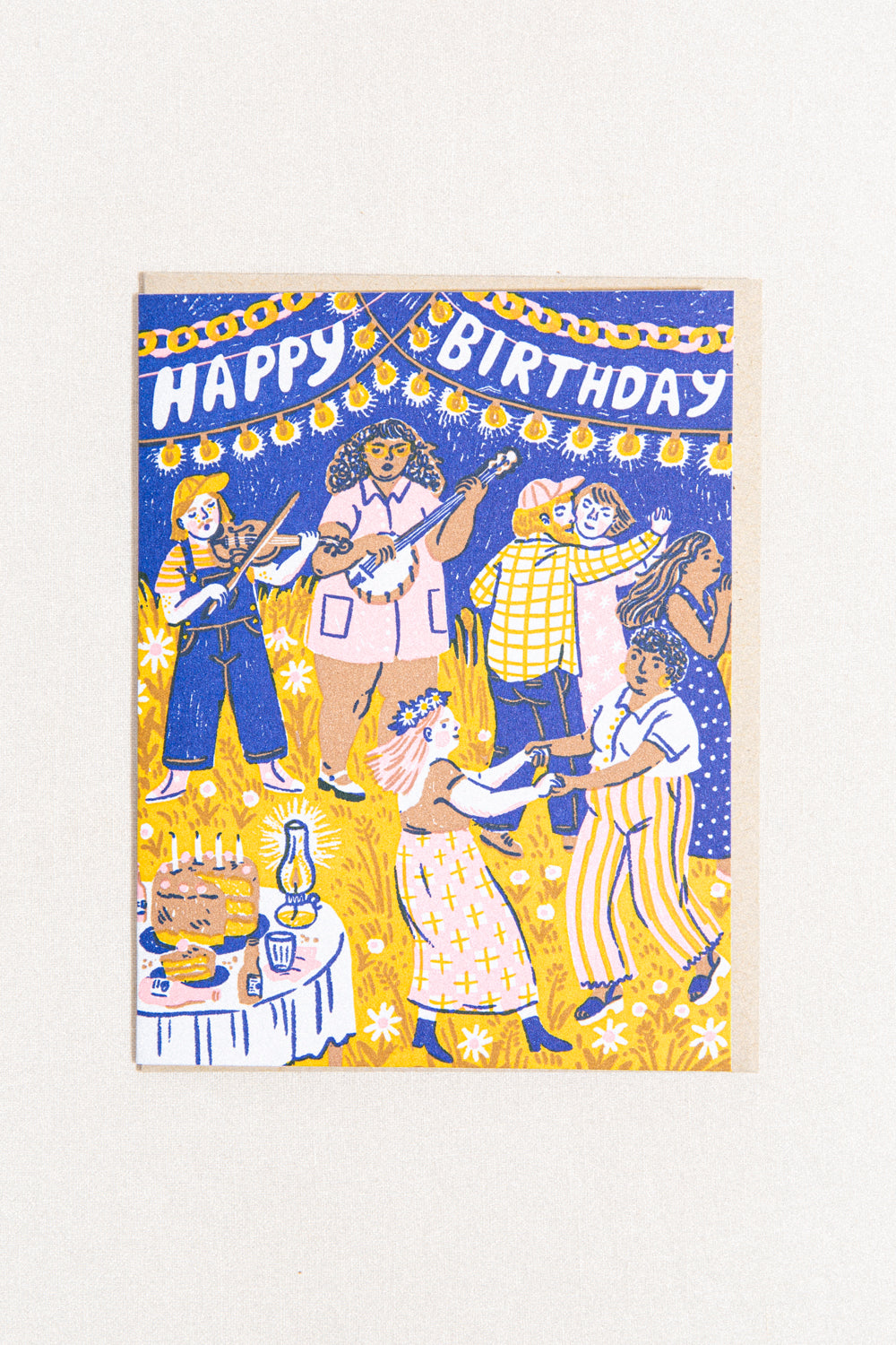 Birthday Dance Party Greeting Card