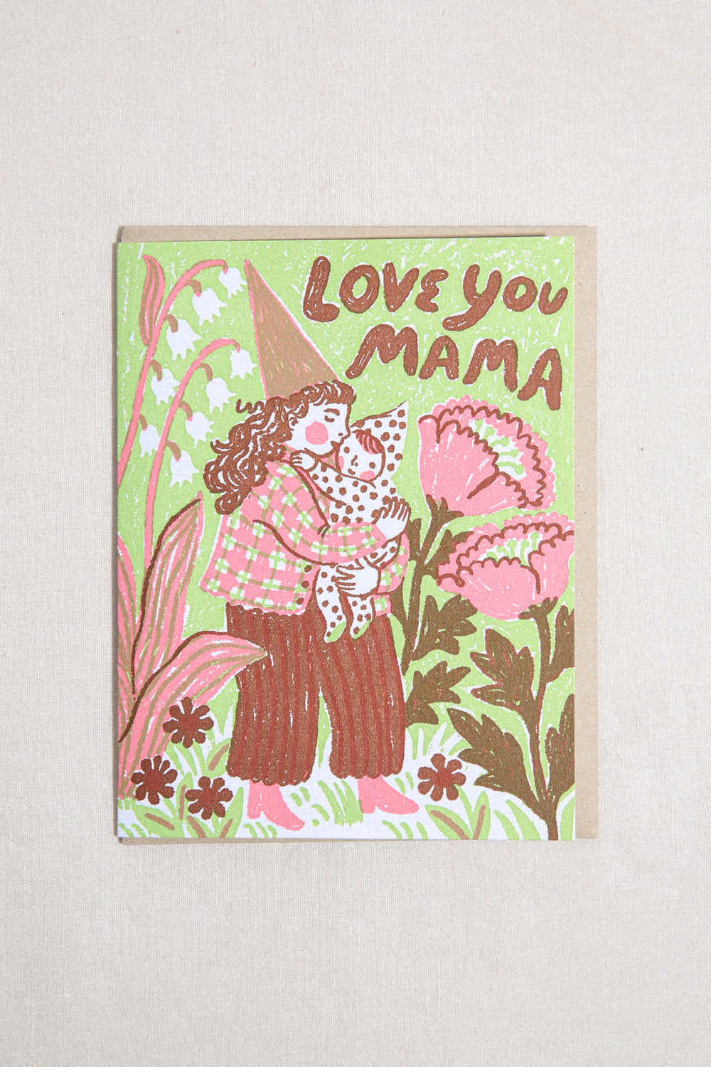 Love You Mama Greeting Card