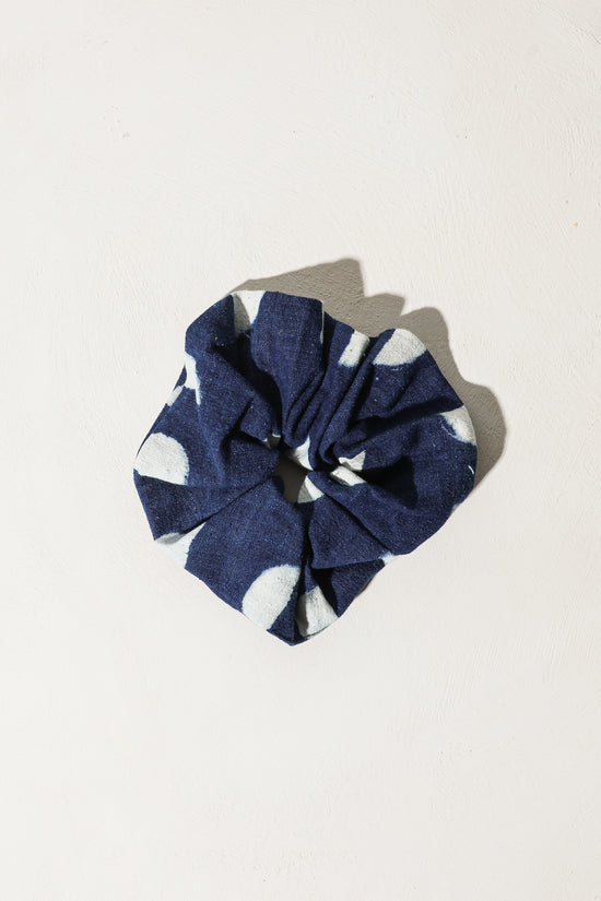 Jumbo Indigo Scrunchie