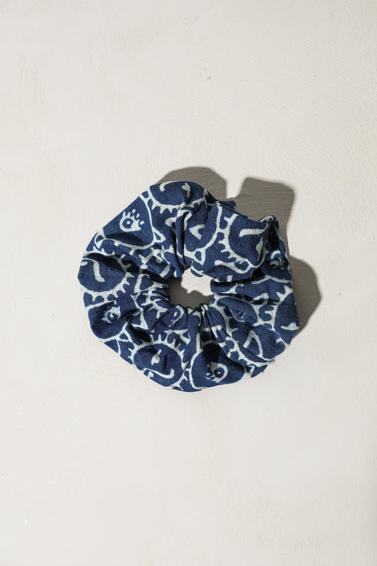 Jumbo Indigo Scrunchie