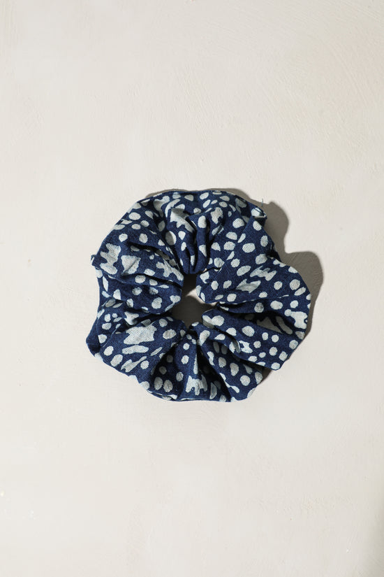 Jumbo Indigo Scrunchie