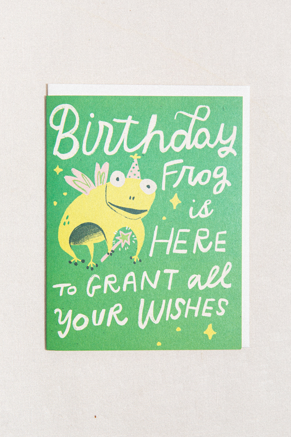 Birthday Frog Greeting Card