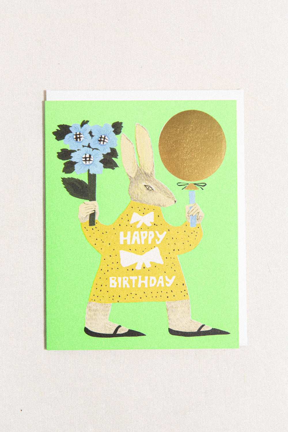 Birthday Rabbit Greeting Card