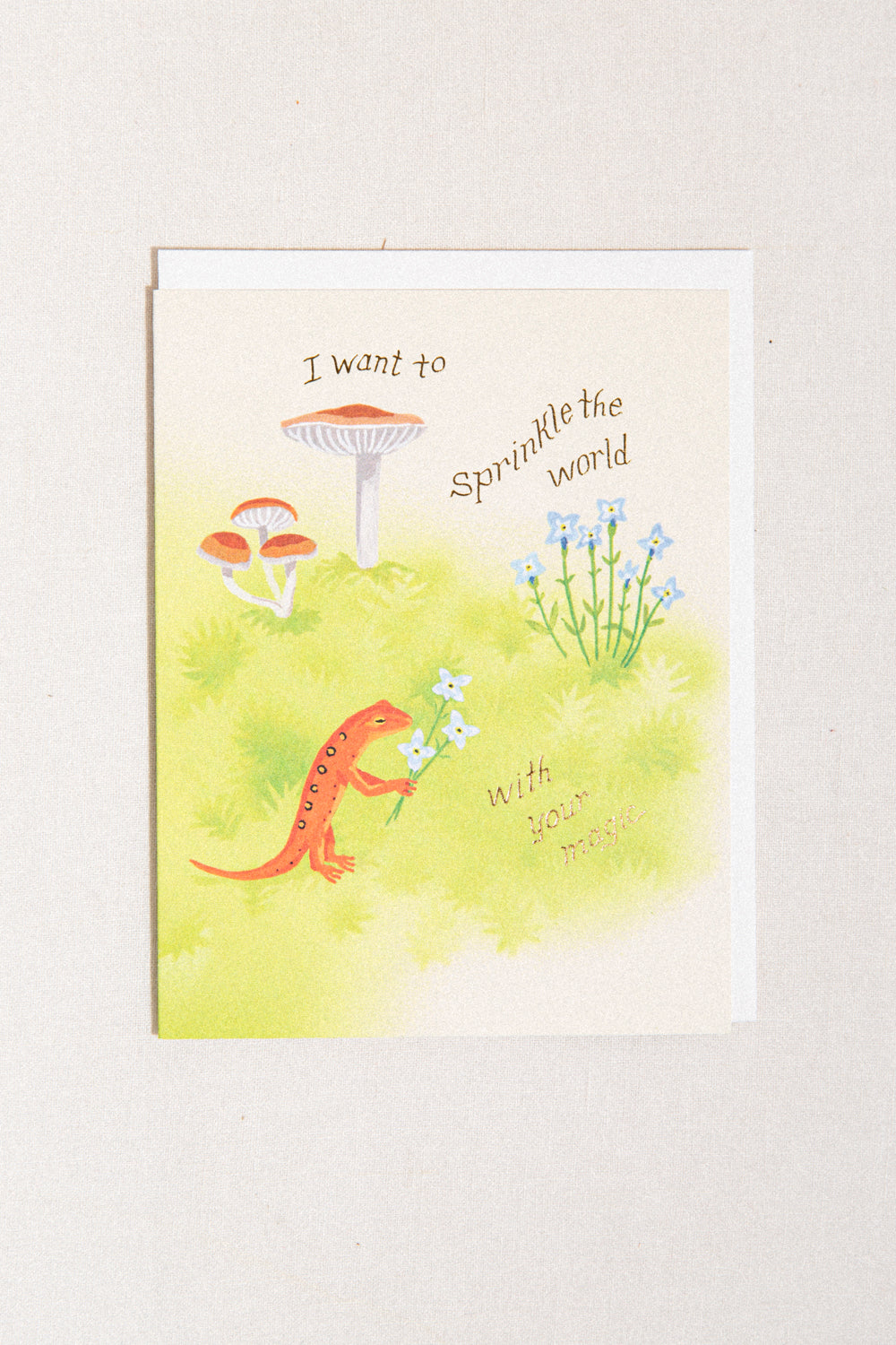 Gecko Magic Greeting Card