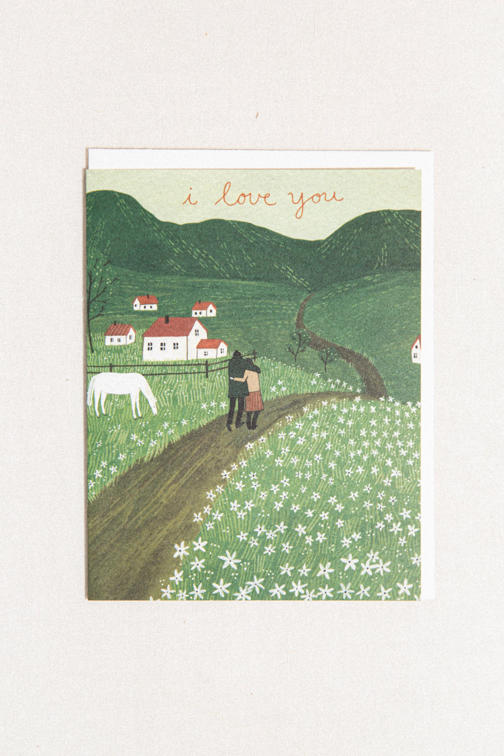 I Love You Valley Greeting Card