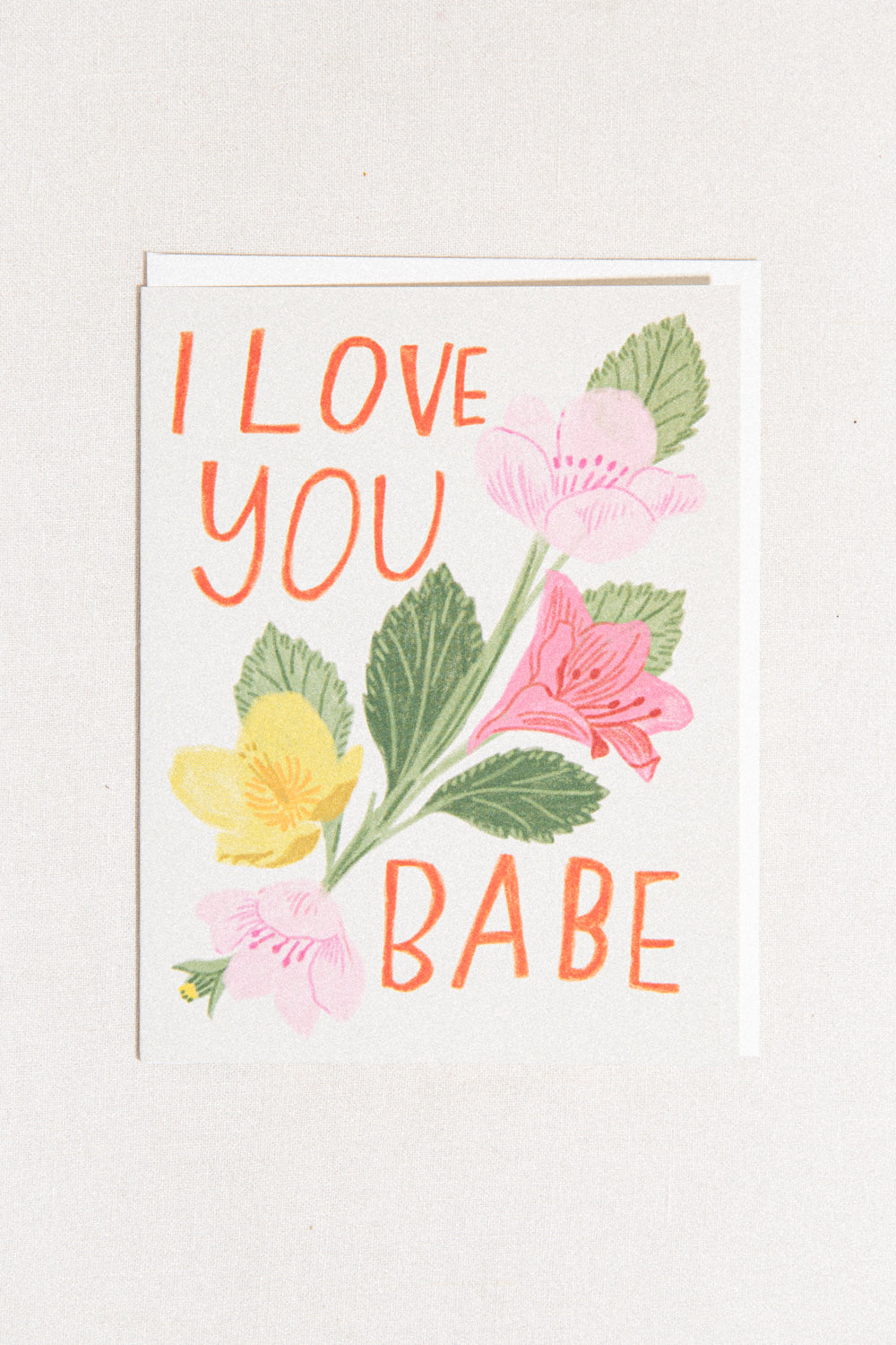 Love You Babe Greeting Card