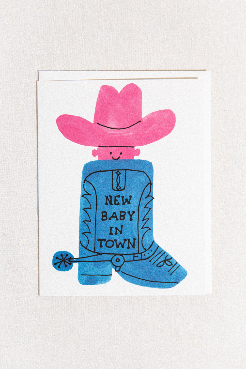 New Baby In Town Greeting Card