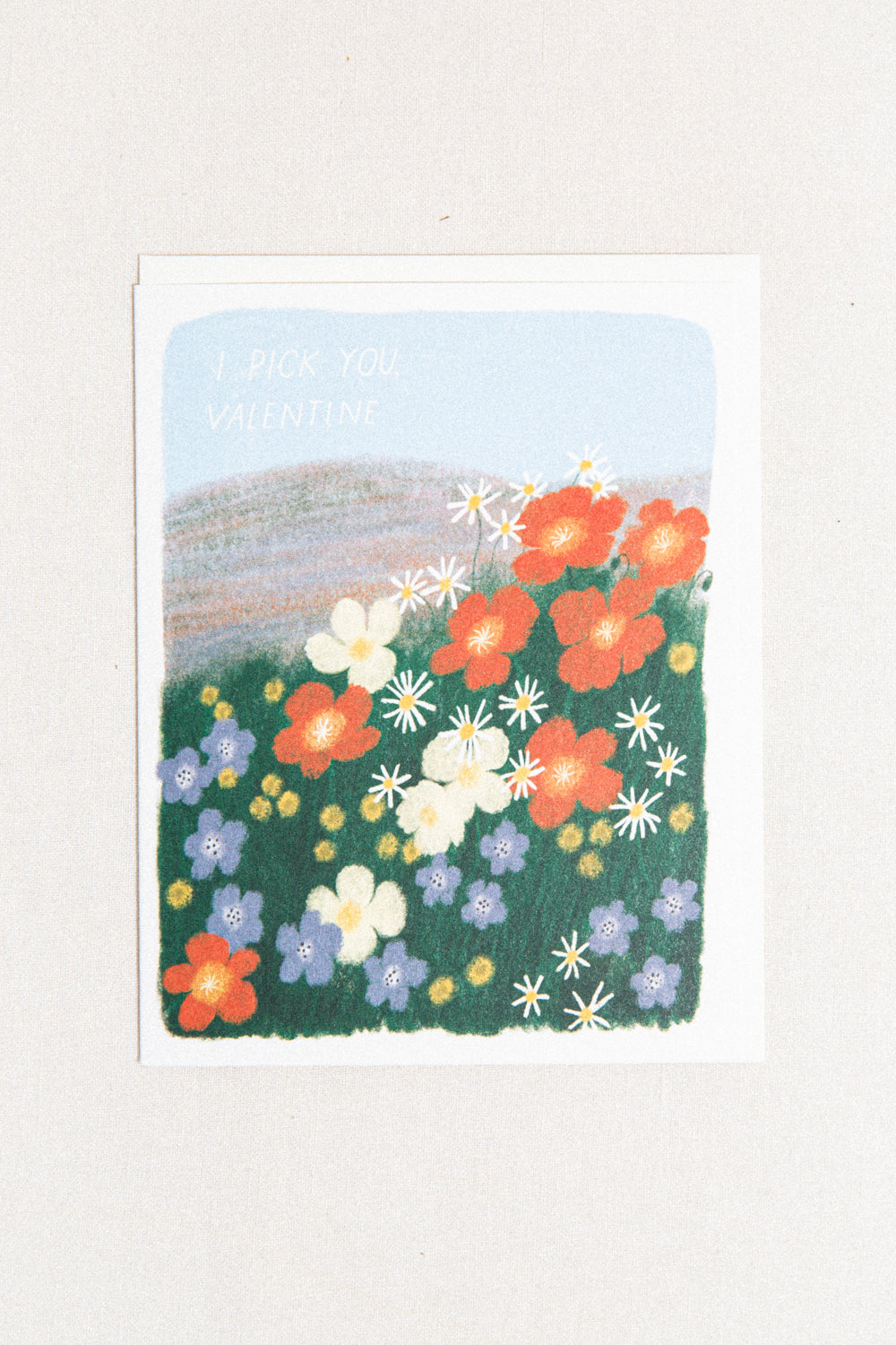 Pick You Valentine Greeting Card