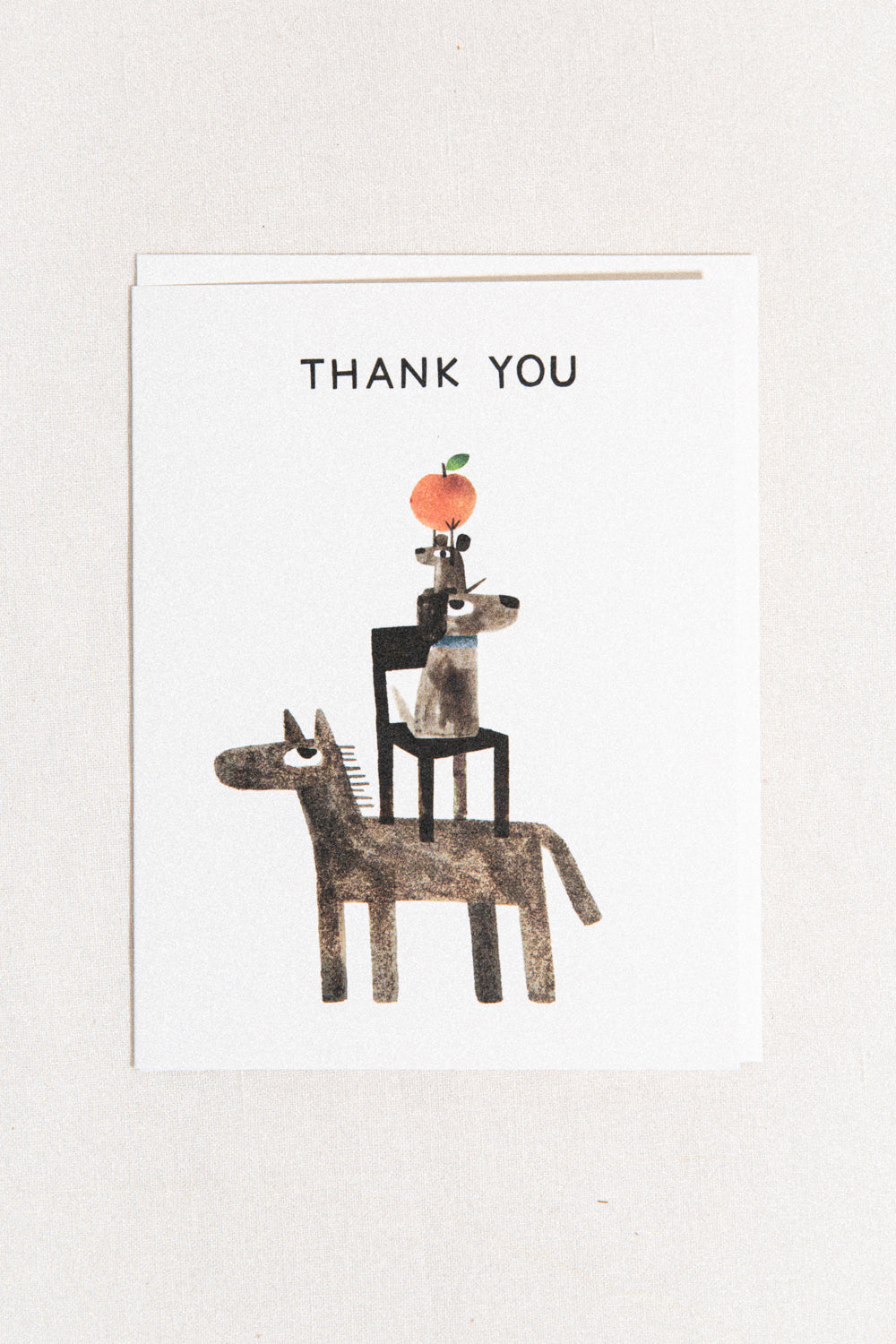 Thank You Animals Greeting Card