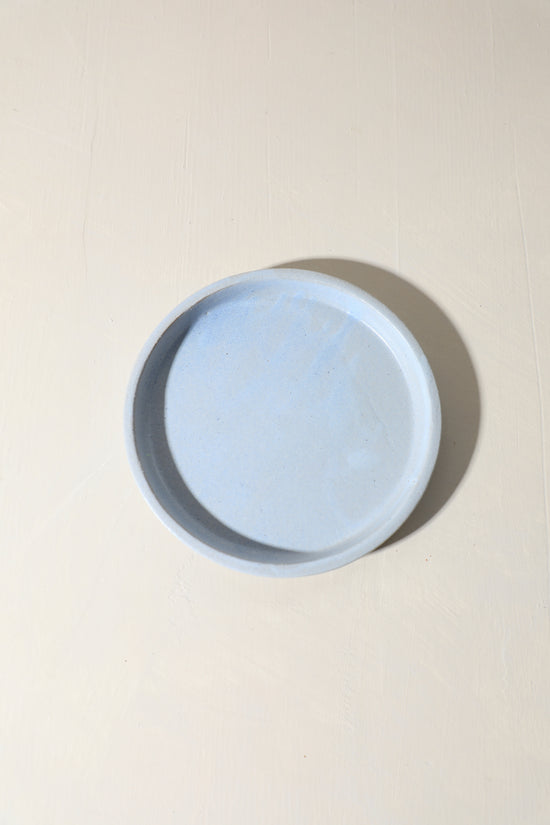 GLAZE TEST - Olive Dish / Blue