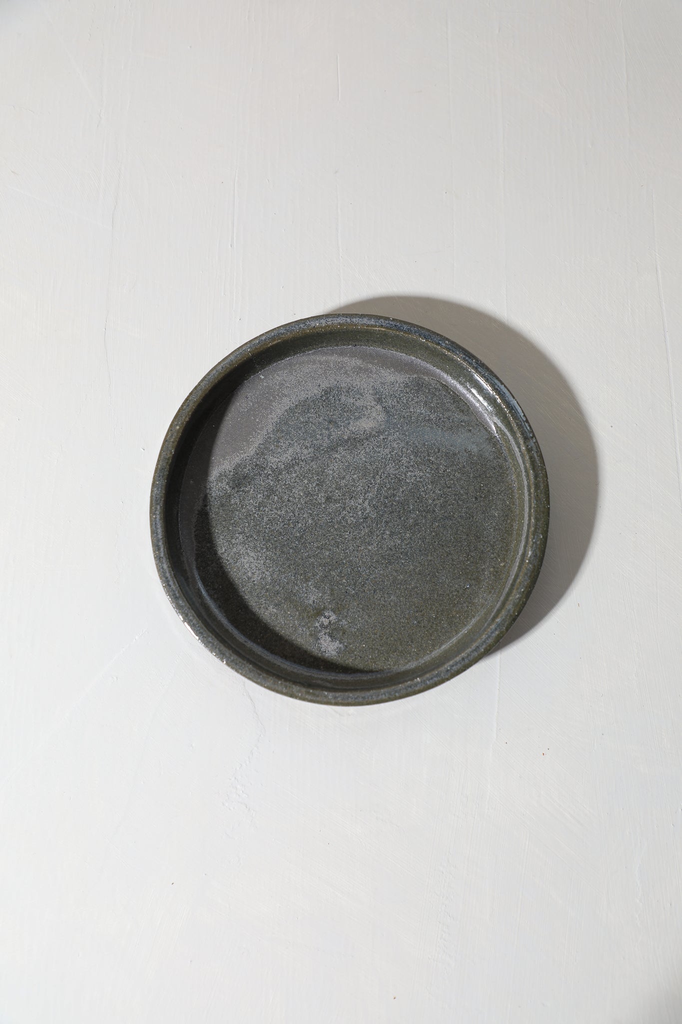 GLAZE TEST - Olive Dish / Green-Grey