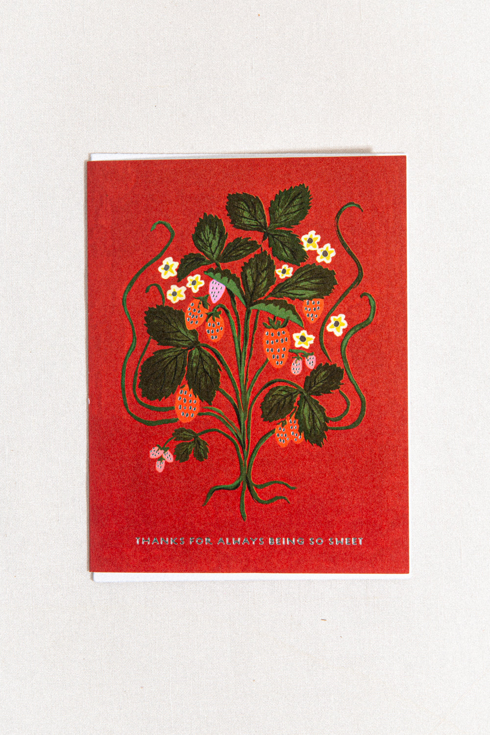Strawberry Thank You - Plantable Greeting Card