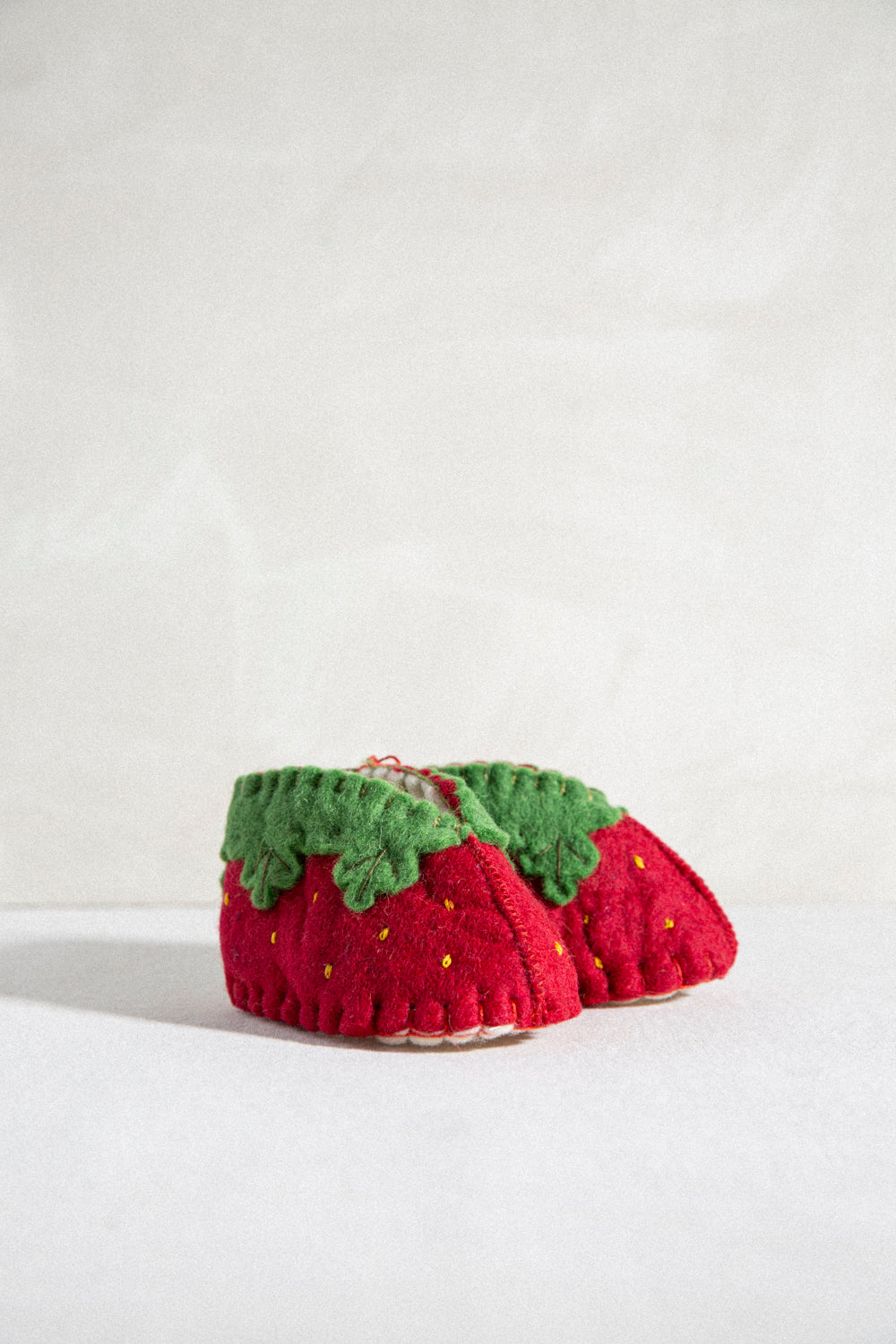 Strawberry Baby Booties