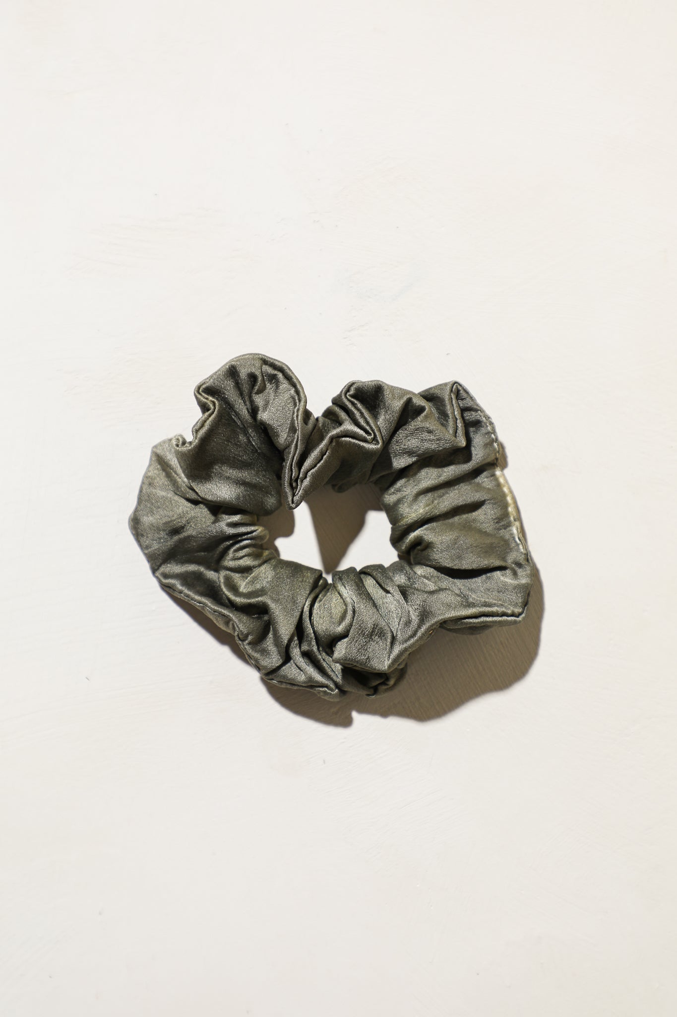 Plant-Dyed Mulberry Silk Scrunchie