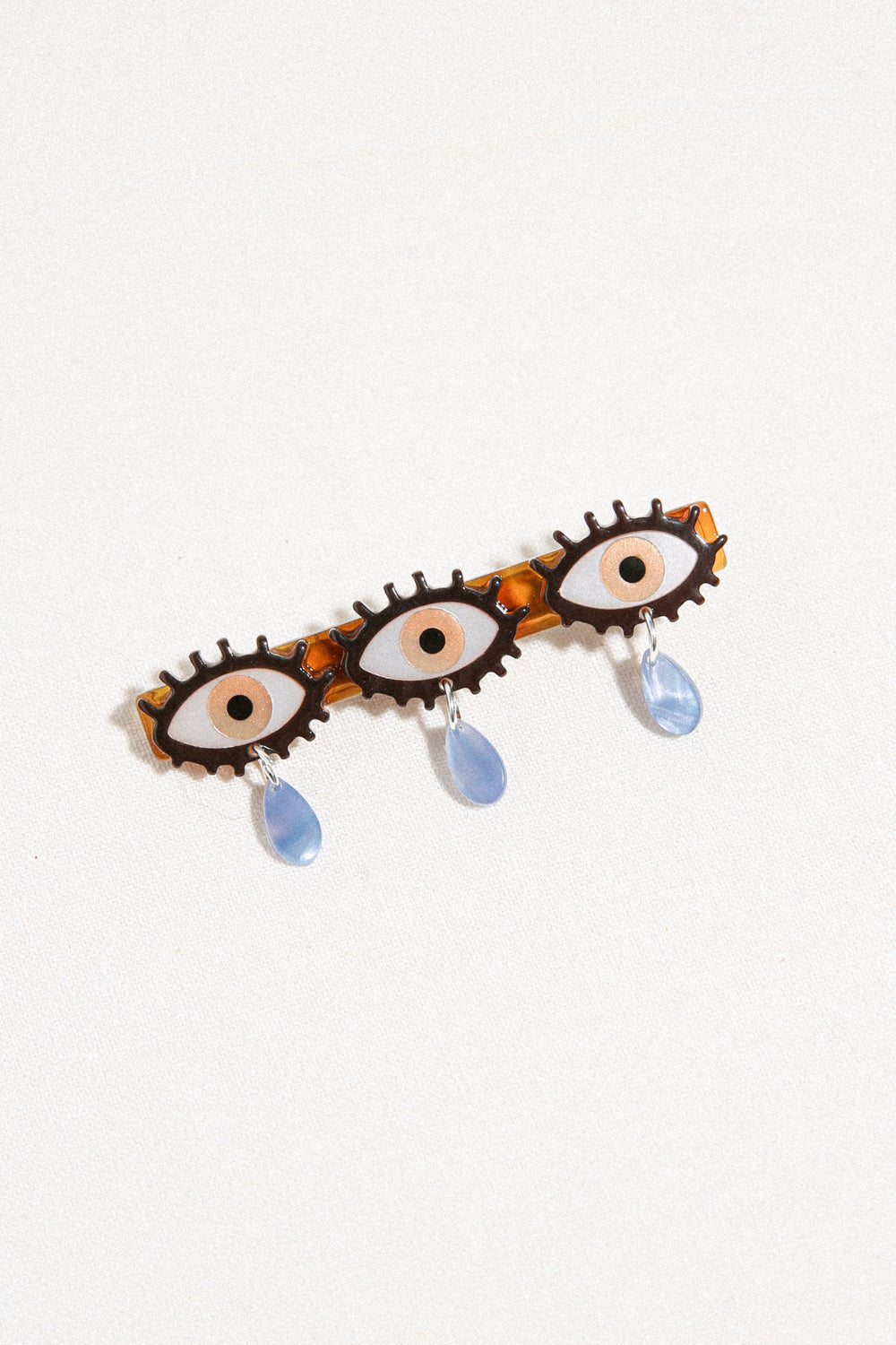 Crying Eyes Hair Clip
