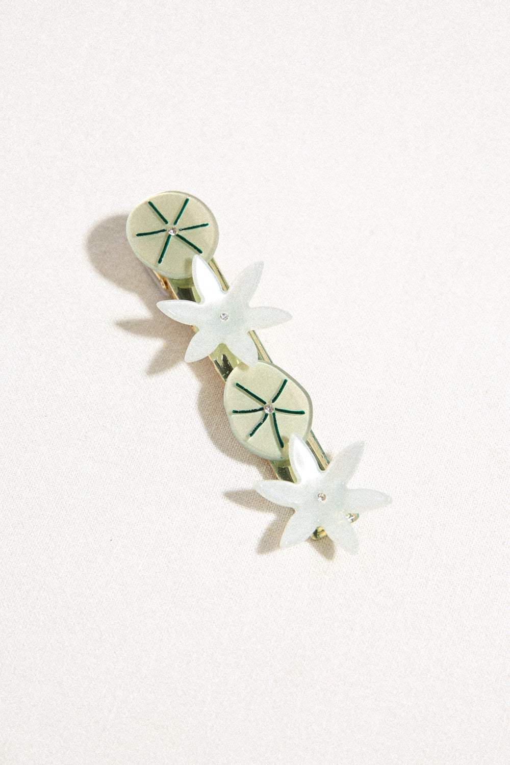 Water Lily Hair Clip