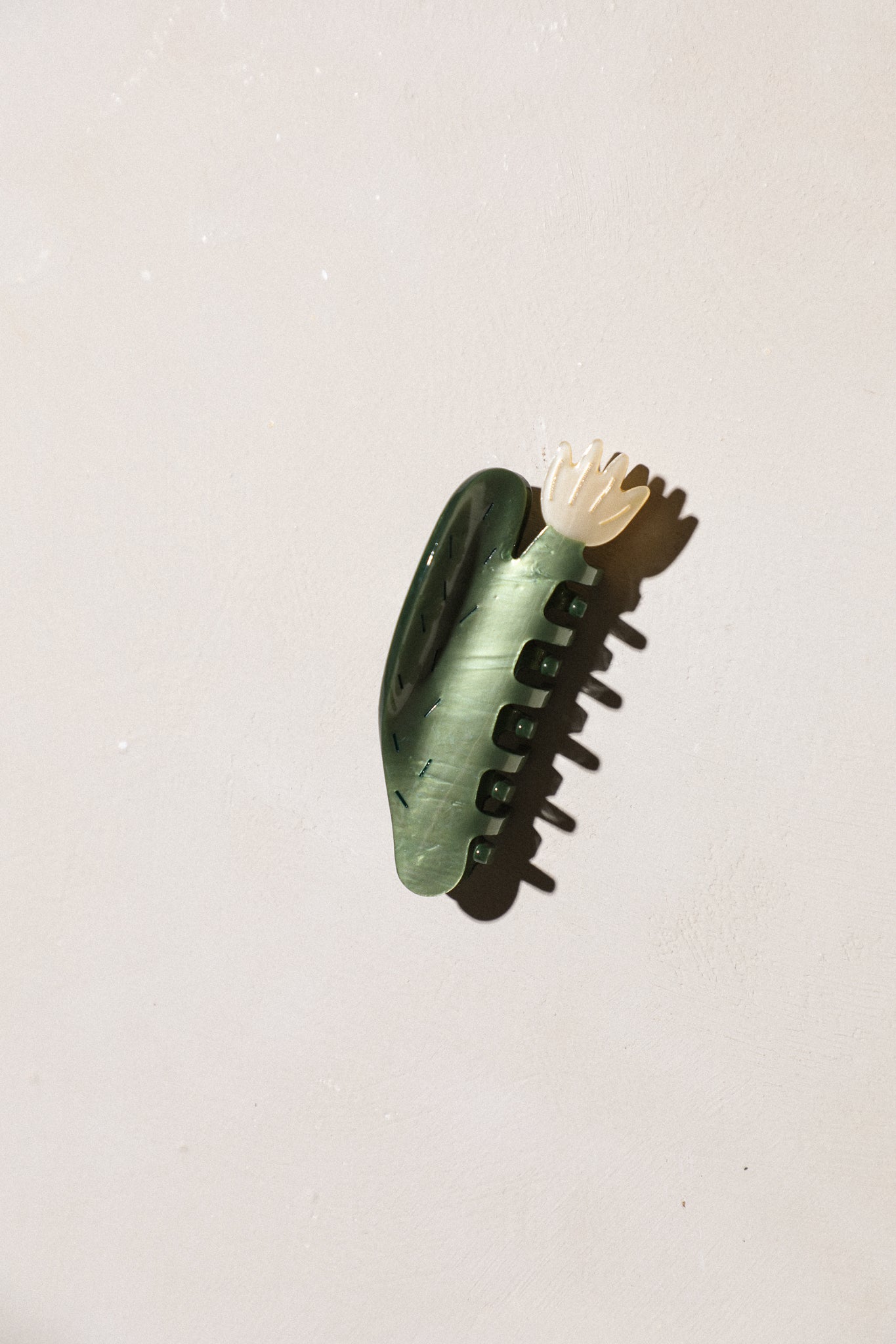 Cactus Flower Claw Clip