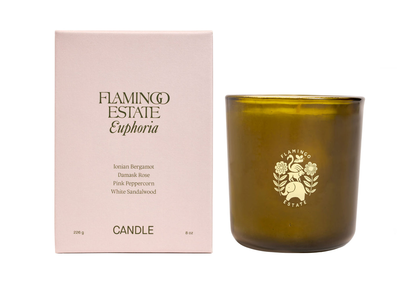 8oz Botanical Candle