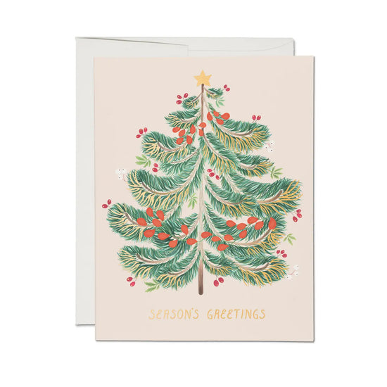 Season's Greetings Evergreen Card