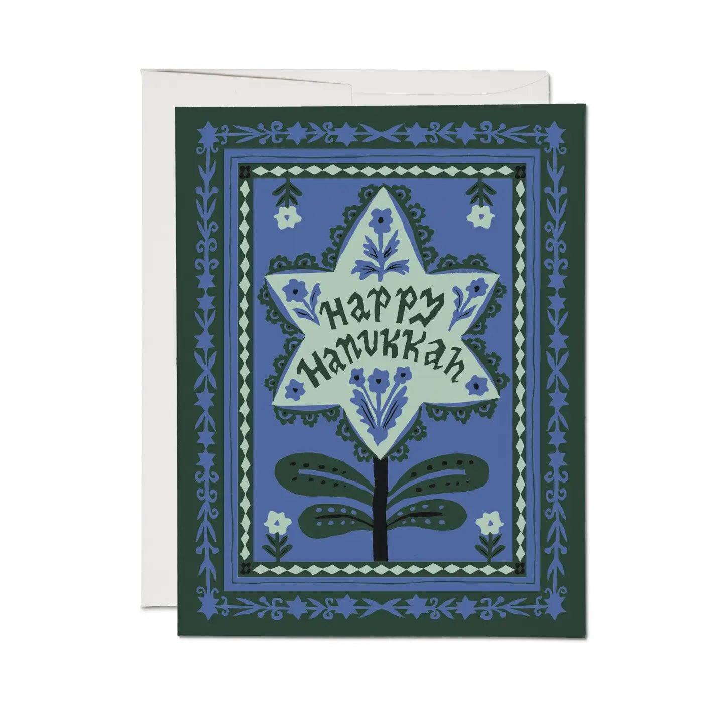 Hanukkah Stamp Greeting Card