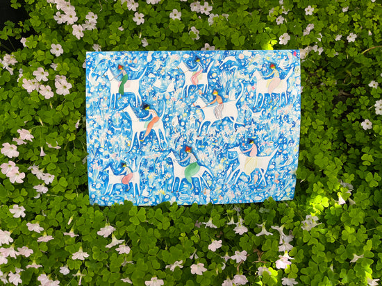 Blue Bell Riders Print