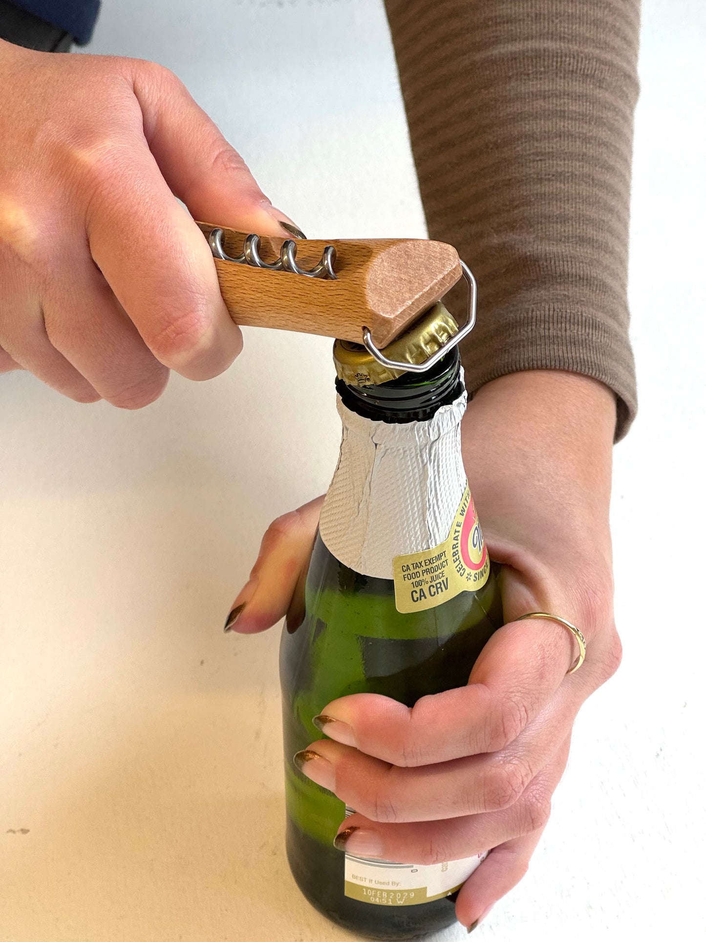 Corkscrew & Bottle Opener Knife
