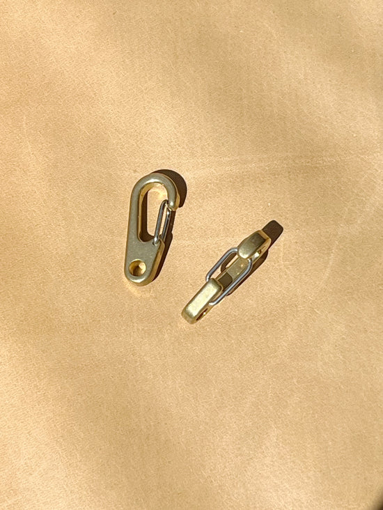 Small Brass Carabiner