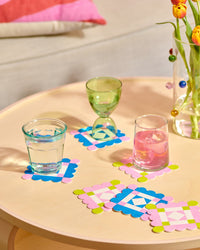 Reusable Letterpress Coasters