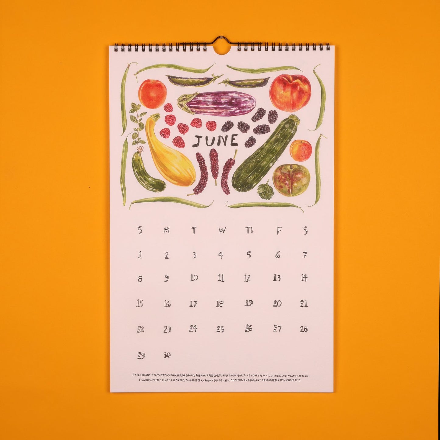 2025 Seasonal Produce Calendar