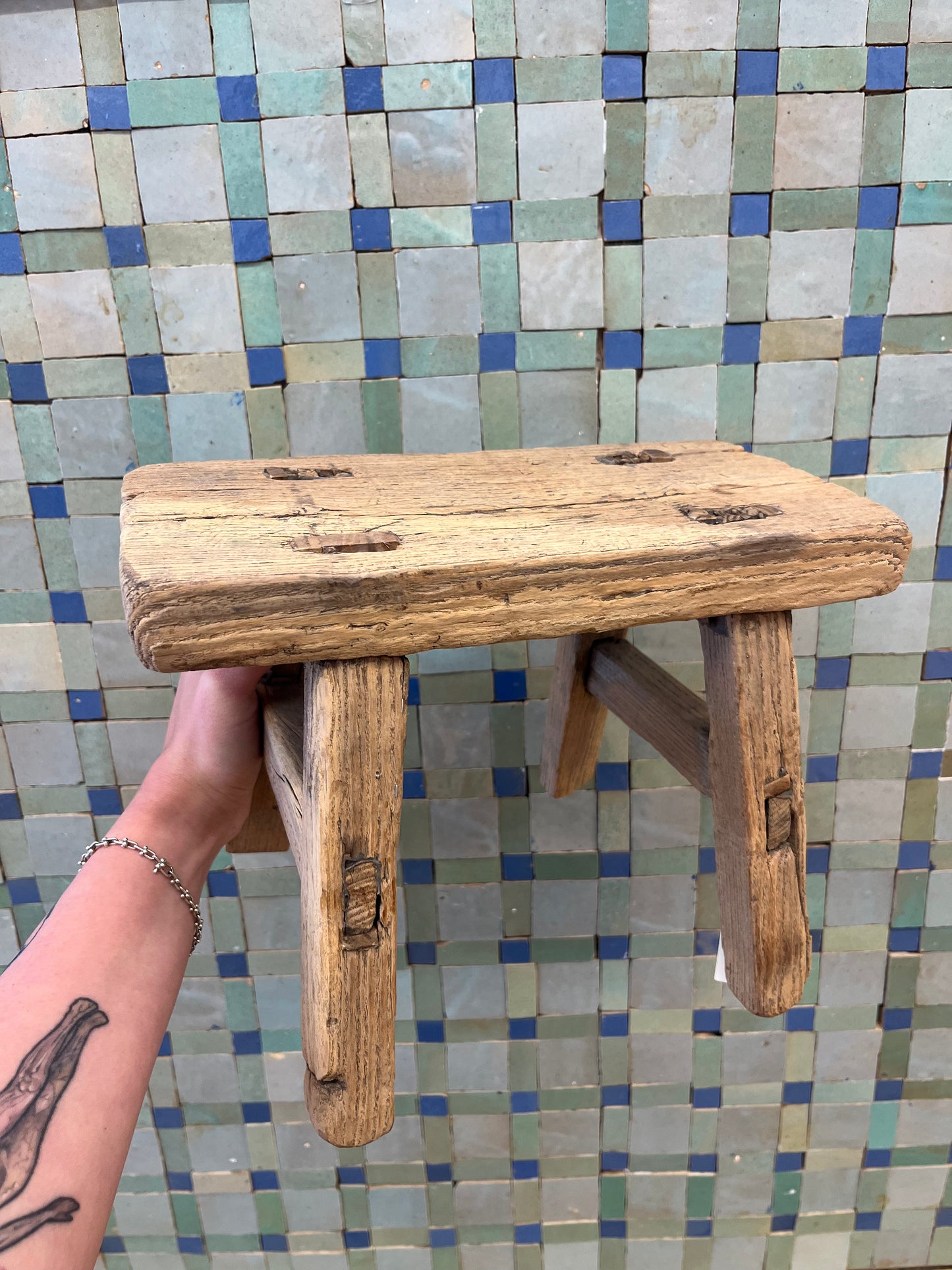 Antique Milking Stool - Miniature