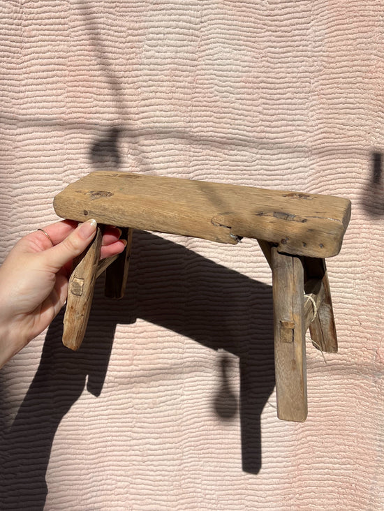 Antique Milking Stool - Miniature