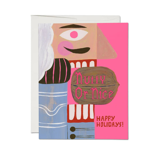 Nutty or Nice Greeting Card