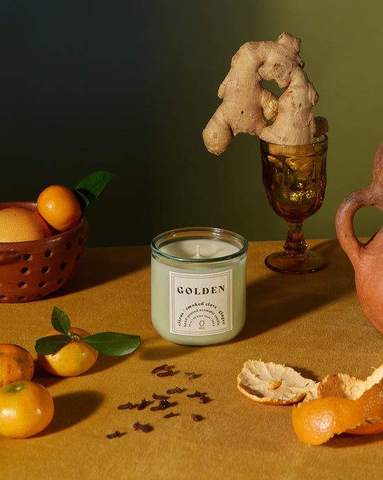 Golden 10oz Candle