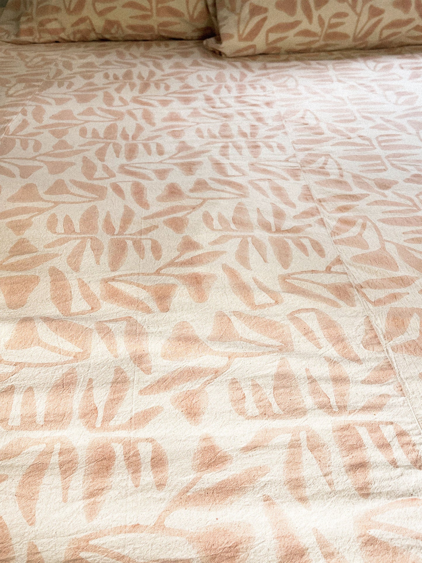 Botanical Block Print Coverlet