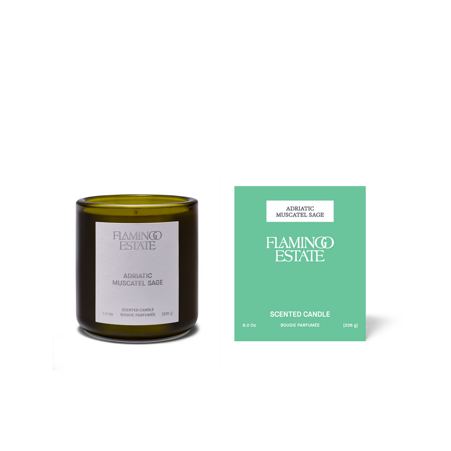 8oz Botanical Candle