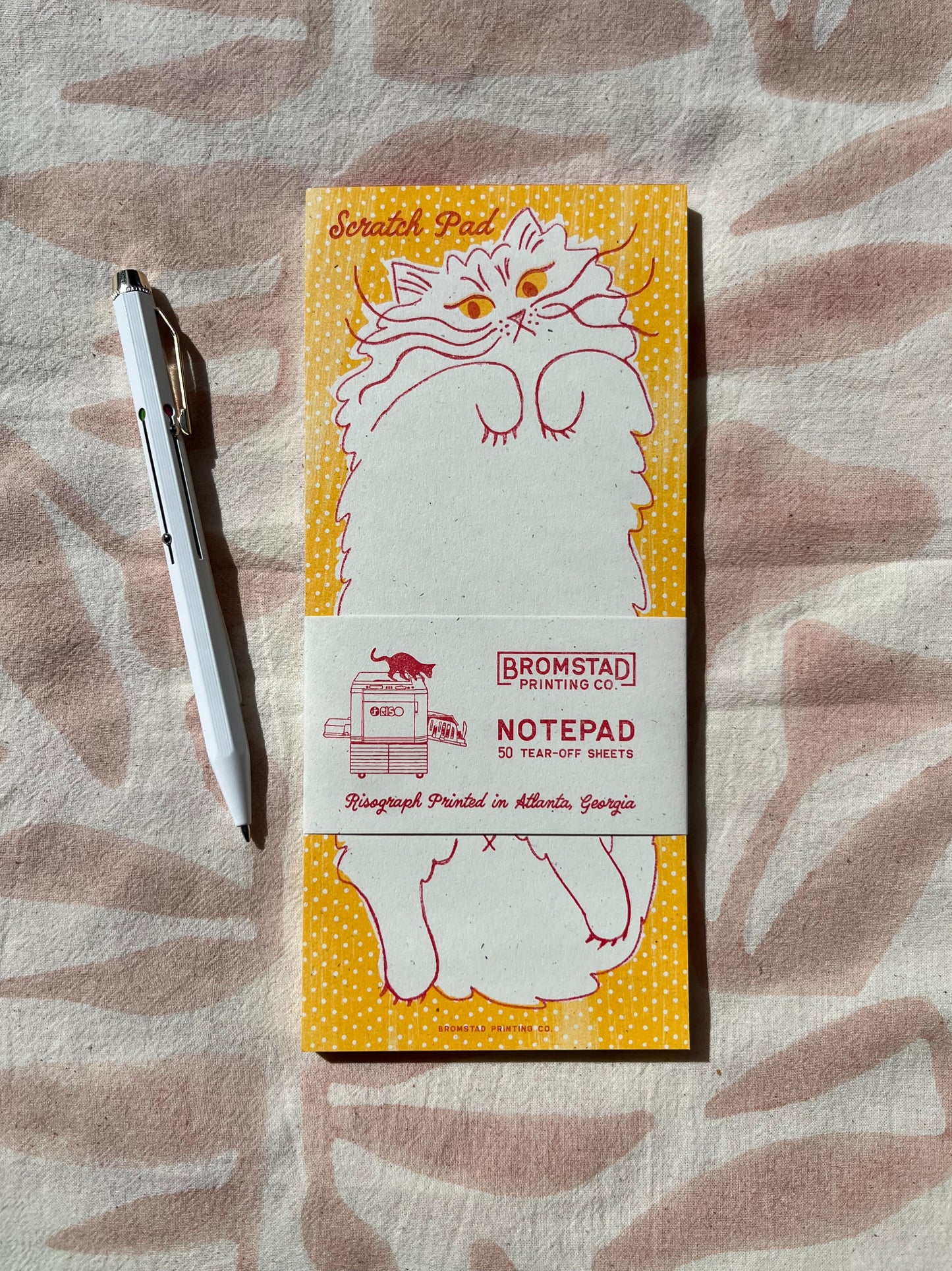 Scratch Pad Cat Notepad
