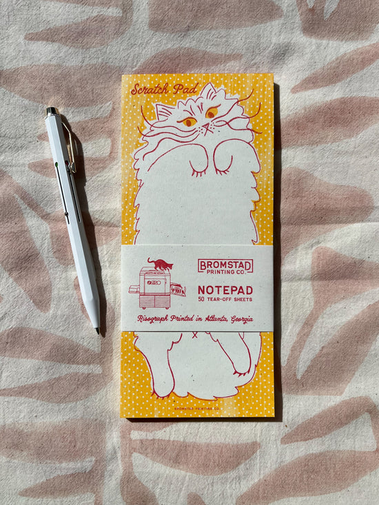 Scratch Pad Cat Notepad