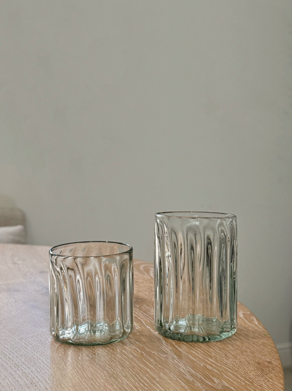 Fluted Glassware