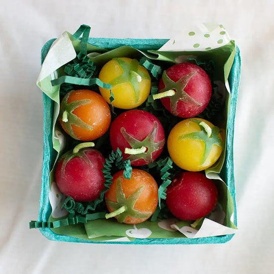 Cherry Tomato Beeswax Candles
