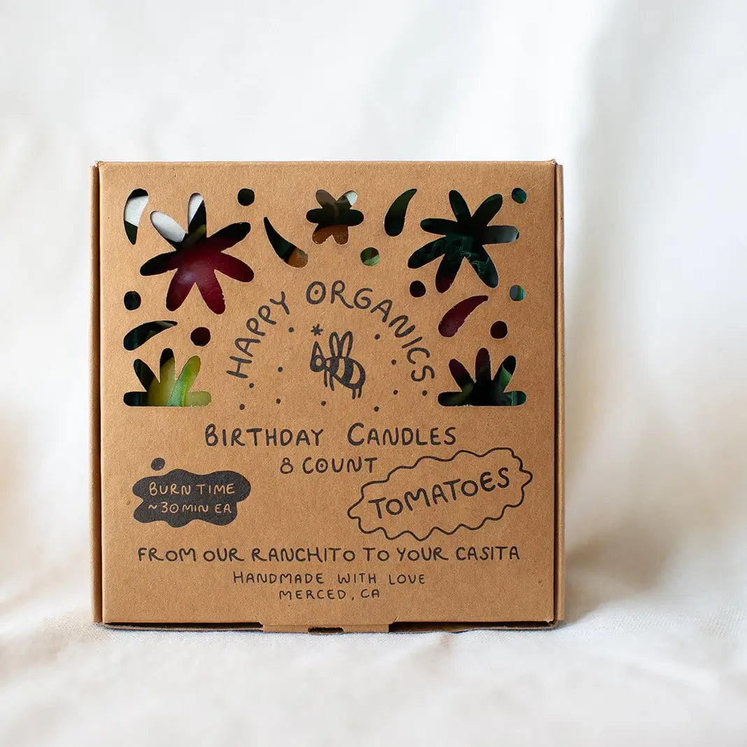 Cherry Tomato Beeswax Candles