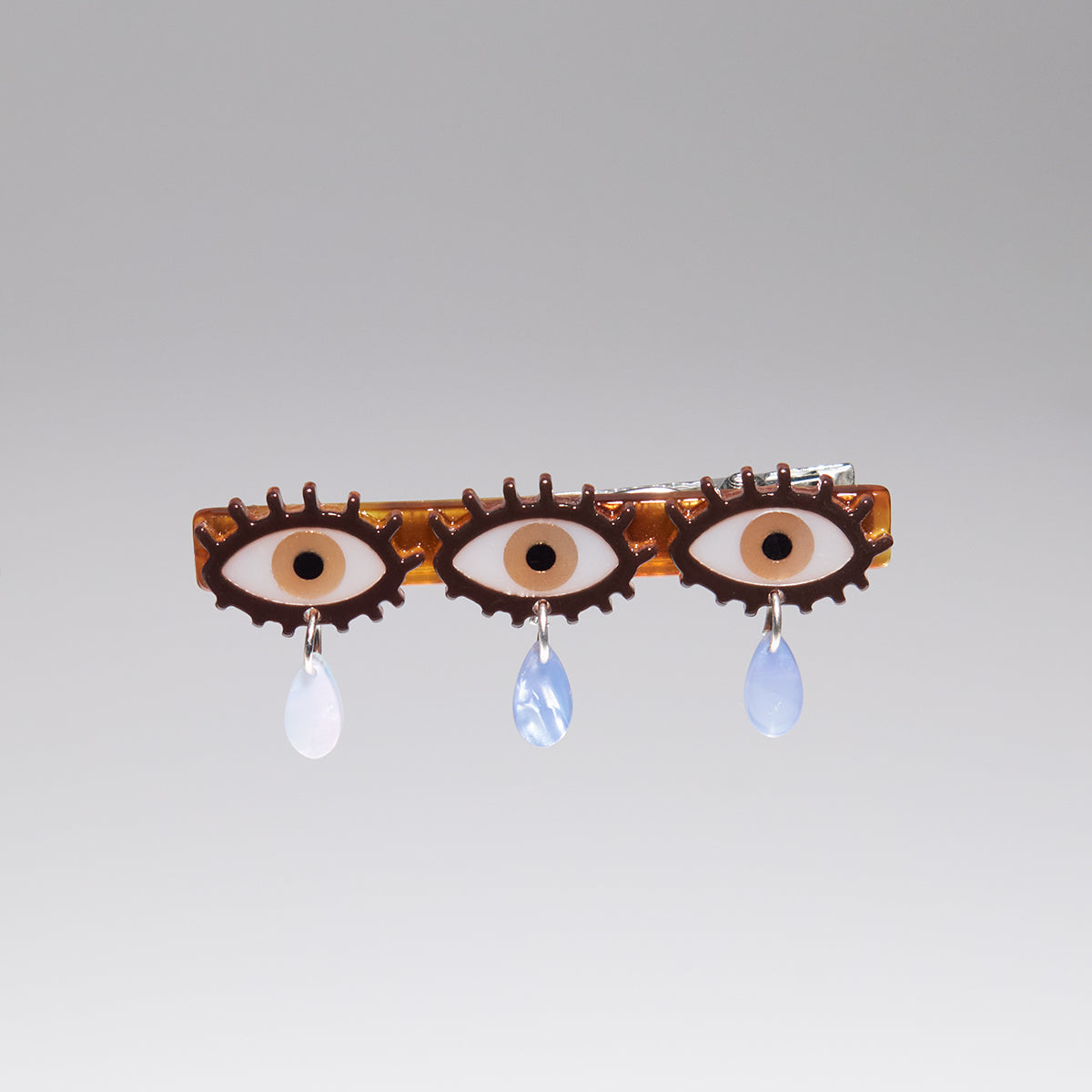 Crying Eyes Hair Clip
