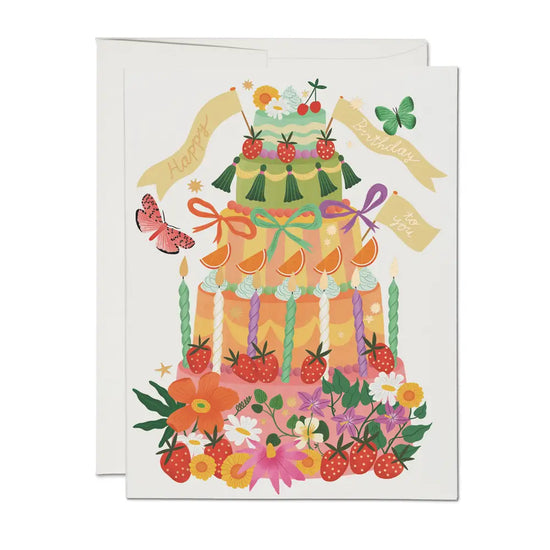 Whimsical Cake Greeting Card