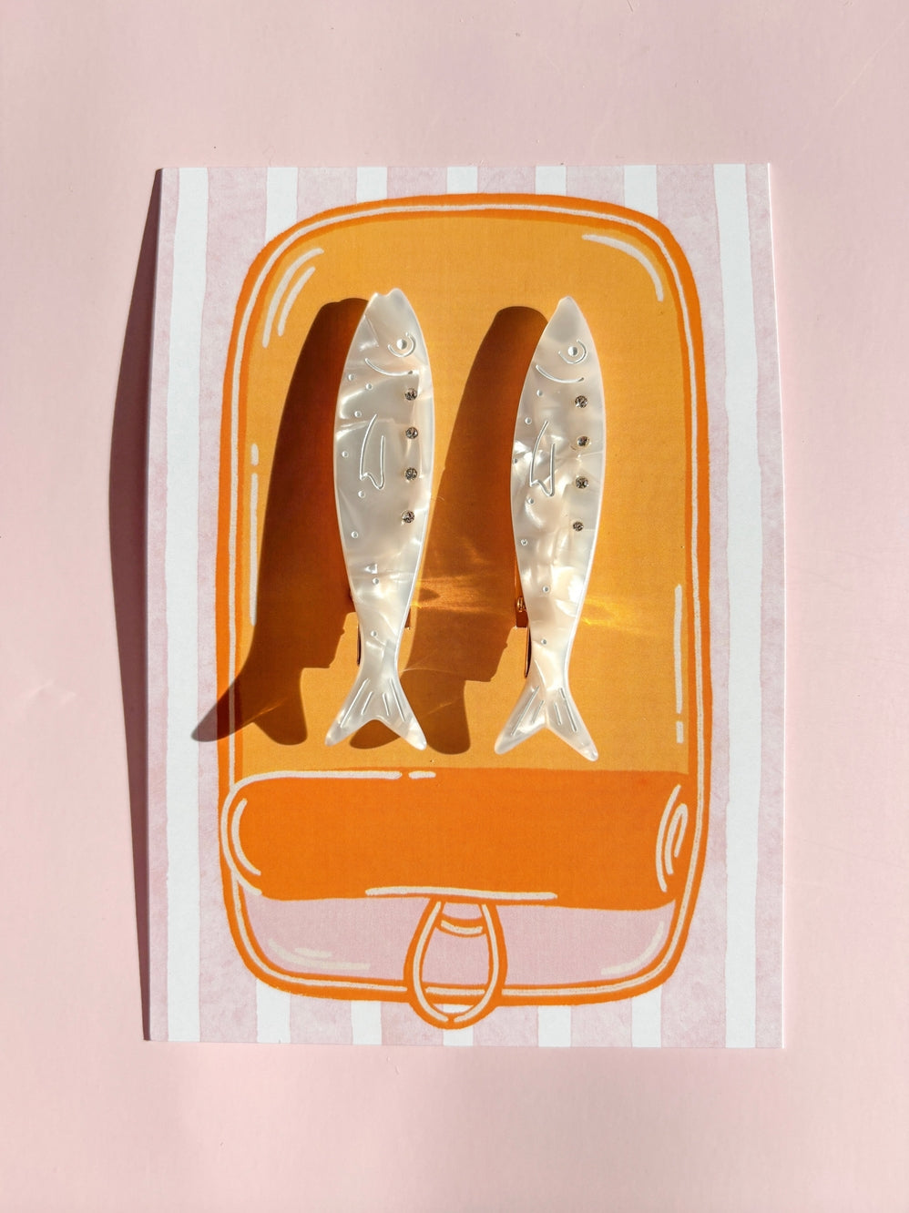 Pearlescent Sardine Clip Set