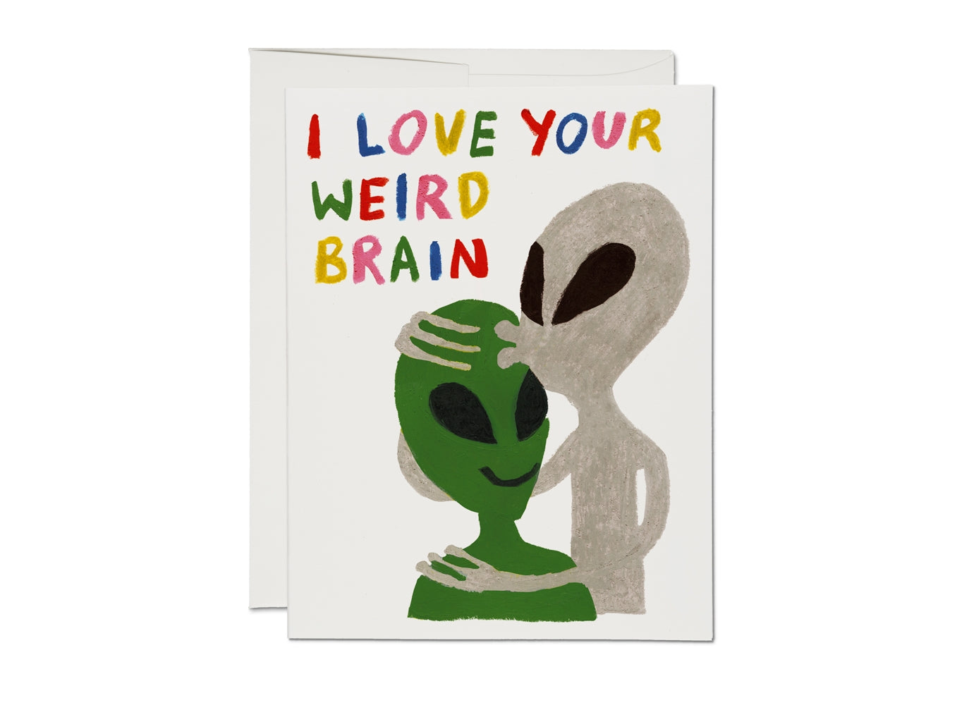 Love Your Weird Brain Greeting Card