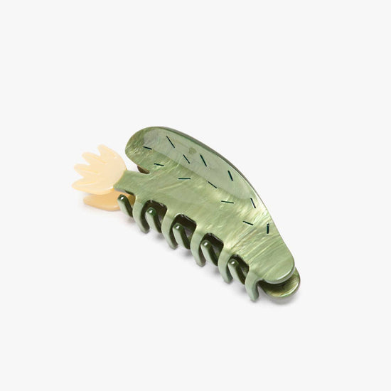 Cactus Flower Claw Clip