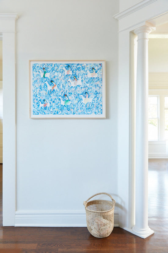Blue Bell Riders Print