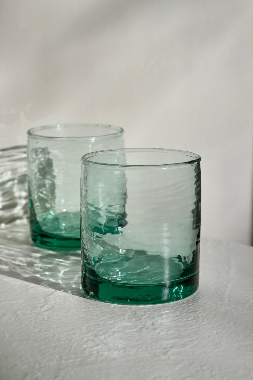 Rippled Handblown Glass