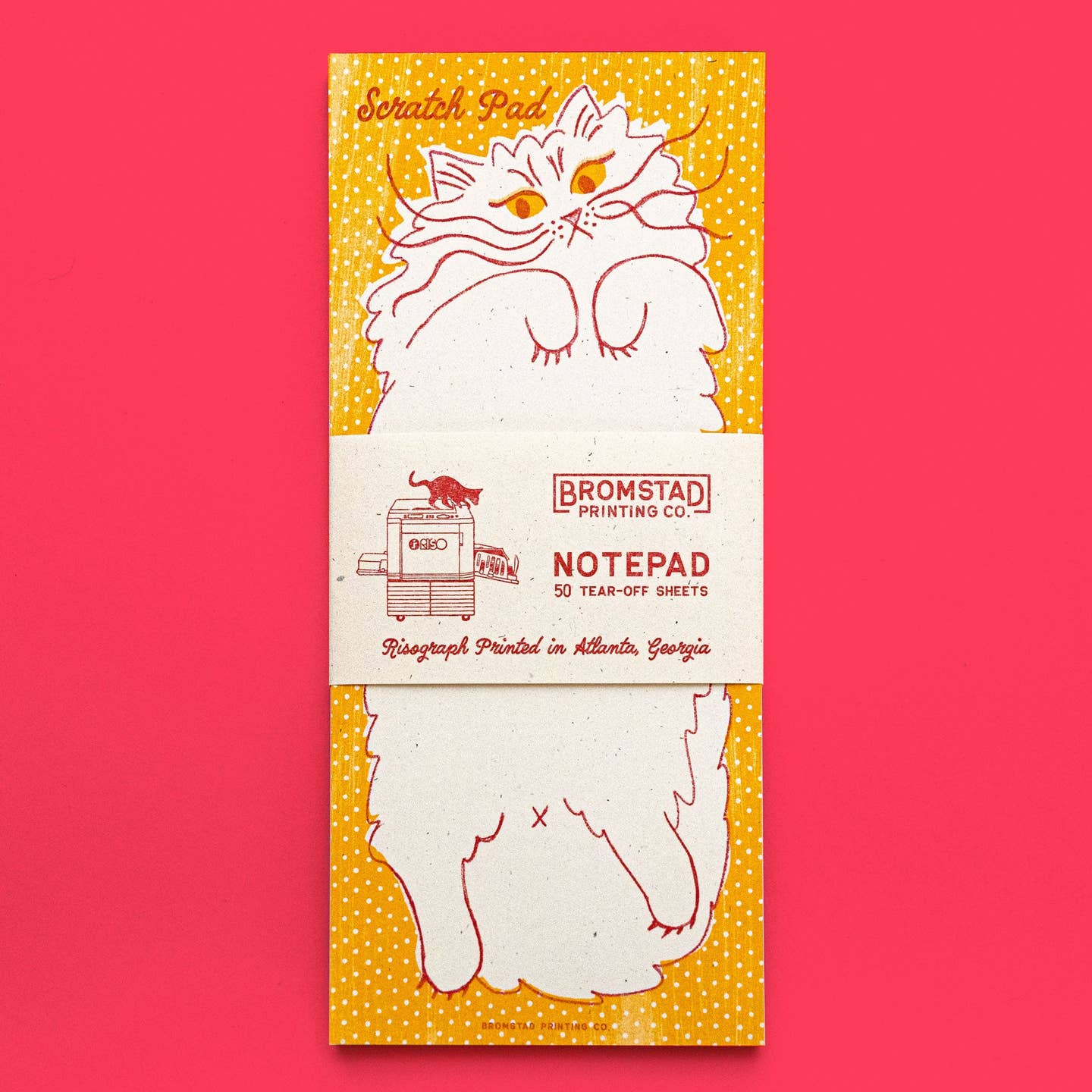 Scratch Pad Cat Notepad
