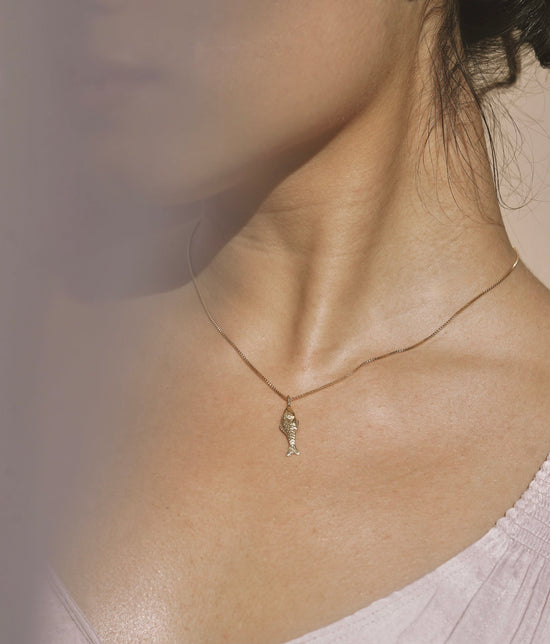 Pescadero Necklace - 14k Solid